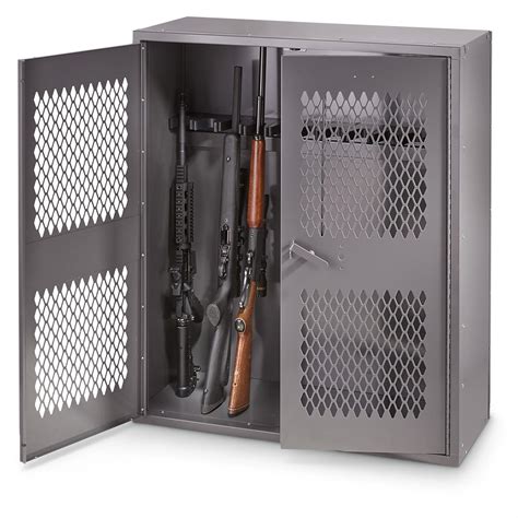 large steel gun cabinet|horizontal gun cabinets.